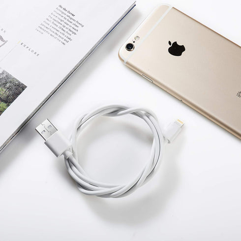 Sundix 6-Pack iPhone Charger, 3FT Lightning Cable for iPhone 14/13/12/11/XS/XR/8/7 and more.