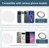 QxbBox 17 16 15 14 13 Magnetic Selfie Mirror for Back Camera, Compatible with Magsafe Case & All Phones, Convex Cell