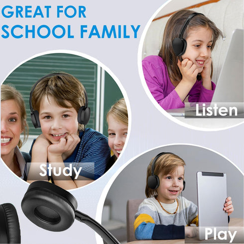 Wholesale Bulk Headphones for Classroom, 25 Pack School Headphones for Kids and Students