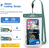 JOTO IPX8 Floating Waterproof Phone Holder Pouch for iPhone 14 13 12 11 Pro Max, Cellphone Dry Bag