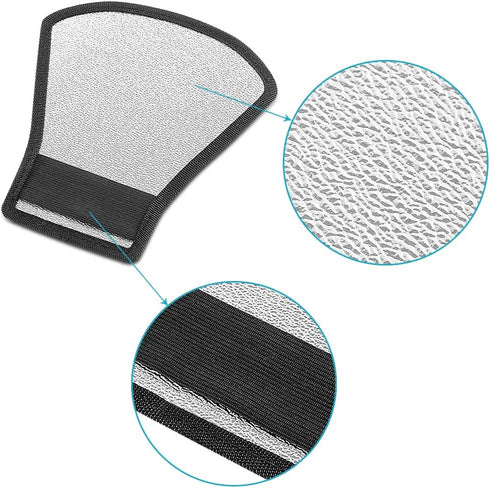 Neewer Flash Diffuser Silver/White Reflector for Nikon SB-600, SB-800, SB-900, Canon Speedlite 380EX, 430EX, 550EX,