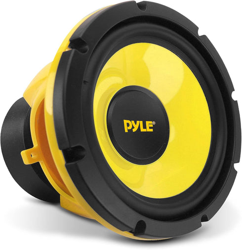 Pyle Car Midbass Speaker System - Pro 8 Inch 400 Watt 4 Ohm Auto Mid-Bass Component Poly Woofer Audio Sound Speakers