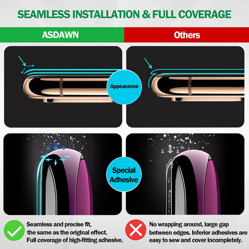 Galaxy S9+ Back Glass Cover Replacement Housing Door with Pre-Installed Camera Lens, Adhesive & Repair Tools for
