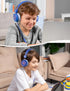 New Bee KH20 Kids Headphones - Foldable, Lightweight, Safe Volume 85dB/94dB, On-Ear with Microphone for