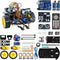 LAFVIN Smart Robot Car 2WD Chassis Kit V2 Ultrasonic Module,Line Tracking Module,IR Remote