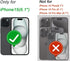 iPhone 15 Case with 2 Pack Screen Protector - Heavy Duty Shockproof Military Grade Drop Protective Full Body Rugged Dust-Proof Cover(Blackgreen)