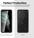 MICHETT CTREEY Anti-Scratch Tempered Glass Screen Protector for iPhone XS Max 2018 (16.5 inch, Black)