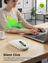 ASLDPUO 5.0/4.0 2.4G Wireless Bluetooth Mouse, Bluetooth & Tri-Mode, Type-C Rechargeable with LED Screen Display