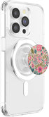 Vibrant Botanical Garden Floral Pattern Designs Boho Floral Garden Pattern for Women Nature & Plant Love PopSockets