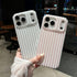 Jmltech 17 for iPhone Pro Max Case Striped Phone Cases Cute Women Girly Trendy Shockproof Slim Soft TPU and Hard PC
