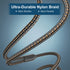 3.5mm 2RCA 24K 1/8 Speaker,MP3/MP4,Player 6.6ft/2m EMK to Cable Gold-Plated Nylon Braided RCA to Auxiliary Stereo Audio