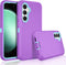 for Samsung Galaxy S23 FE 5G Case, Triple Layer Heavy Duty Armor Rugged Shockproof Protection, Purple