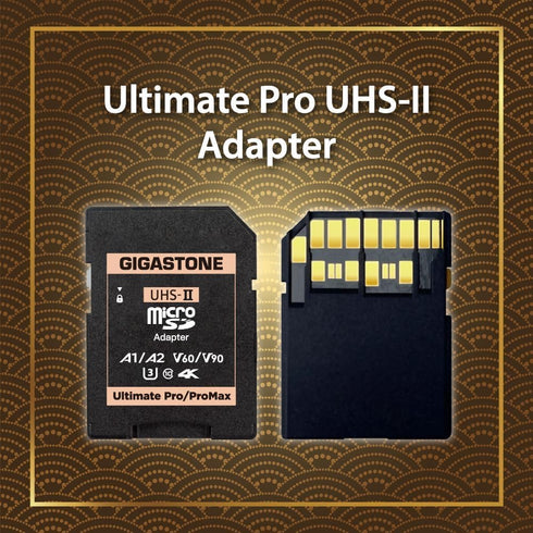 Gigastone 5-Pack UHS-II MicroSD to SD Memory Card Adapter, Camera Ultimate Adapter