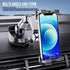 KZSAORN 4.7-13" (X257) Tablet Holder for Car, Dashboard Tablet Stand with Number Plate, Heavy Duty Windshield Phone