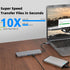 TOTU 9 1 (4K 2*USB 3.0 2*USB 2.0 USB Hub, in USB C Docking Station for Type C Laptops HDMI, Type-A, USB-C Data Transfer