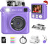 JPVERLY Kids Camera Instant Print, 1080P HD Digital Video Recorder with 32GB SD
