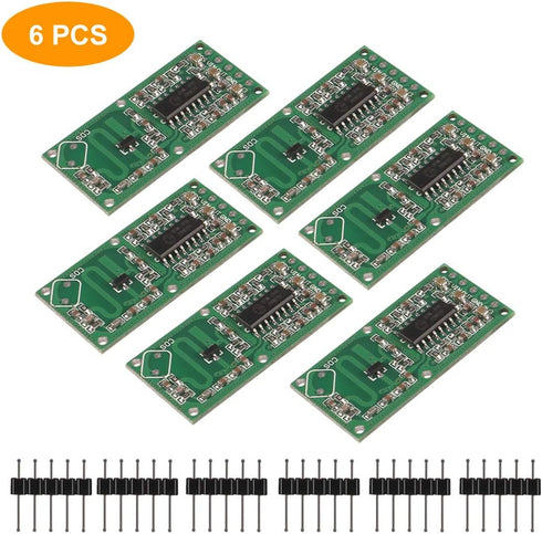 6PCS RCWL-0516 Microwave Radar Motion Sensor Module for Arduino, Smart Switch Module Human Body Induction