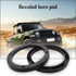 2PCS Black Plastic Speaker Spacer Adaptor Ring Mounting Bracket for 6.5 inches Dia Speakers