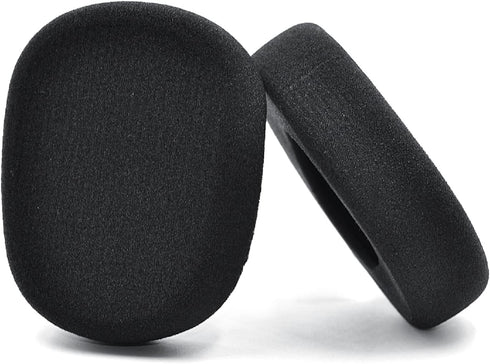 Replacement Cushion Ear Pads Kit for BlueParrott B450-XT Bluetooth Headset (Black, Foam Ear Cushions + Microphone Foam)