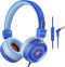 New Bee KH20 Kids Headphones - Foldable, Lightweight, Safe Volume 85dB/94dB, On-Ear with Microphone for