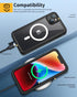 Lanhiem for iPhone 14 Magnetic Case - Waterproof Dustproof Shockproof with Built-in Screen Protector, Full Body