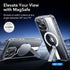 ESR Clear Case for iPhone 15 Pro Max, Compatible with MagSafe, Fully Adjustable Flickstand, Military-Grade Drop