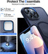 Magnetic Case for iPhone 12 Pro Max, Compatible with Magsafe, Military Grade Drop Protection, Navy Blue