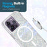 Case-Mate iPhone 14 Pro Case - Twinkle Stardust, 10FT Drop Protection, Compatible with MagSafe, Anti-Scratch, Slim Fit
