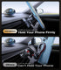VICSEED for MagSafe Car Mount with Upgraded Strongest Magnet Power, 360 Adjustable Magnetic Phone Holder for iPhone