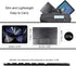 Ultra Slim Bluetooth Keyboard with Touchpad - Rechargeable Portable Wireless Keyboard for iPad, iPhone, Samsung, Android