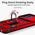 SunStory Moto G Play 2024 Case, Red with HD Screen Protector & Slide Camera Cover & Kickstand