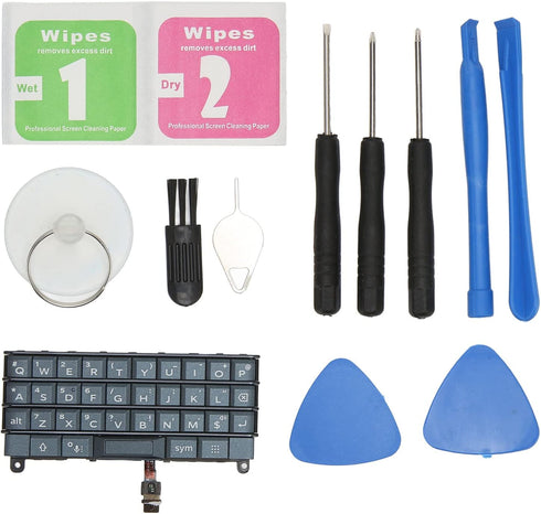 Hilitand Mobile Phone Keyboard Replacement for BlackBerry Keytwo Key2 LE, PCB USB Charging Interface Accessory