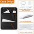 Travel Case Compatible with Apple Magic Keyboard + Magic Trackpad + Magic Mouse, Magic Keyboard Accessories Sleeve Case (Black)