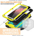 MIYI Samsung Galaxy S21 Ultra Case, Heavy Duty Aluminum Metal Gorilla Glass Waterproof Shockproof Protector Cover