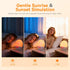 Sunrise&Sunset 11 Sunrise Alarm Clock with App Control for Heavy Sleepers, Bedroom, Wake Up Light with Simulation