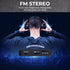 Pocket Radio Mini AM FM Stereo, Portable Battery Operated Radio with Headphones and Back Clip