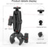 Super Camera Clamp Mount with 3.6" Socket Arm and 360° Ball Head - 1/4" Thread for Canon Nikon/DSLR/Gopro/Insta360
