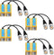 TIENFOKOTA 8MP HD Passive Video Balun Connectors for AHD/CVI/TVI/CVBS Cameras for 1080P 3MP