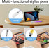 Lapocover 5 Pack 2 1 in Stylus Pen for Touchscreen,iPad,iPhone,Gradient Colored Stylus Pen with Pen Caps,High Precision