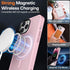 Magnetic iPhone 14 Pro Max Case, Slim Protective Translucent Matte with Military-Grade Protection, 6.7 inch, Pink