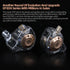 KZ EDX PRO X HiFi Earbuds, Sports Dynamic in-ear Headphone, 0.75 Pin Cable, Powerful Bass for Audiophiles (Gray,
