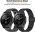 Valkit 2 Packs Galaxy Watch 7 6 5 4 FE Band Pro Classic 43/47/45/40/44/42/46mm Solid Stainless Steel Wristbands