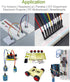 Chanzon 120pcs 10cm Header Jumper Wire Dupont Cable Line Connector Assorted Kit for Arduino Raspberry Pi
