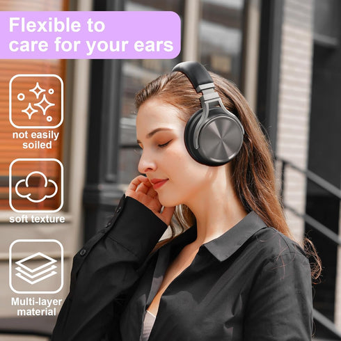 Virtuoso RGB Ear Pads Replacement Ear Cushions Compatible with Corsair Virtuoso RGB Wireless XT SE Gaming Headset Earpads Protein Leather and Soft Memory Foam Ear Cups Cover