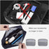2-Pack Portable Storage Pouch Bag, Universal Electronics Accessories Case Cable Organizer Compatible with Hard Drive