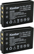 Kastar 2-Pack Rechargeable Battery Replacement for Minolta NP-120, Compatible with Minolta MN35Z 20MP 35X Bridge