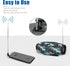 ENUODA 3.5mm FM Radio Antenna - 4 Sections Telescoping Antenna for Mobile Cell Phone and Electronics