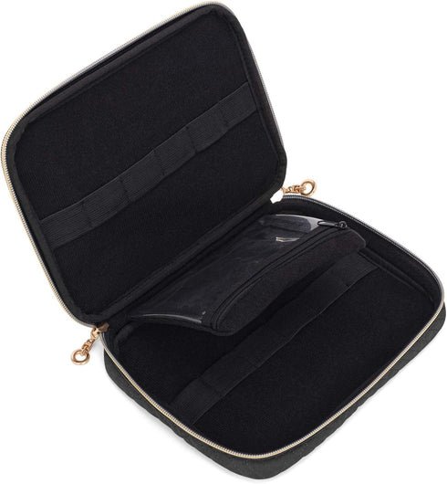 Teamoy Watch Band Storage Case, Holds 12 Watch Straps, Travel Organizer for Apple Watch Bands, Black