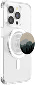PopSockets PopGrip for MagSafe - Mountains Trees Forest Wild Nature Abstract Art Minimalist