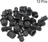 MECCANIXITY Speaker Grill Guides Plastic Black Dia 8mm for Speaker Parts Accessories Pack of 12